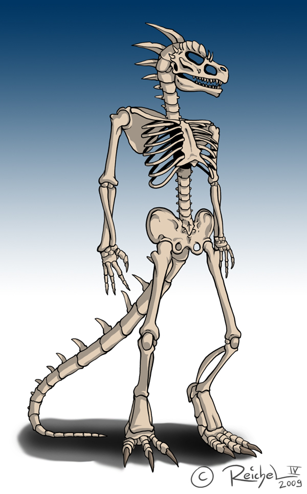 Reptile's Skelett